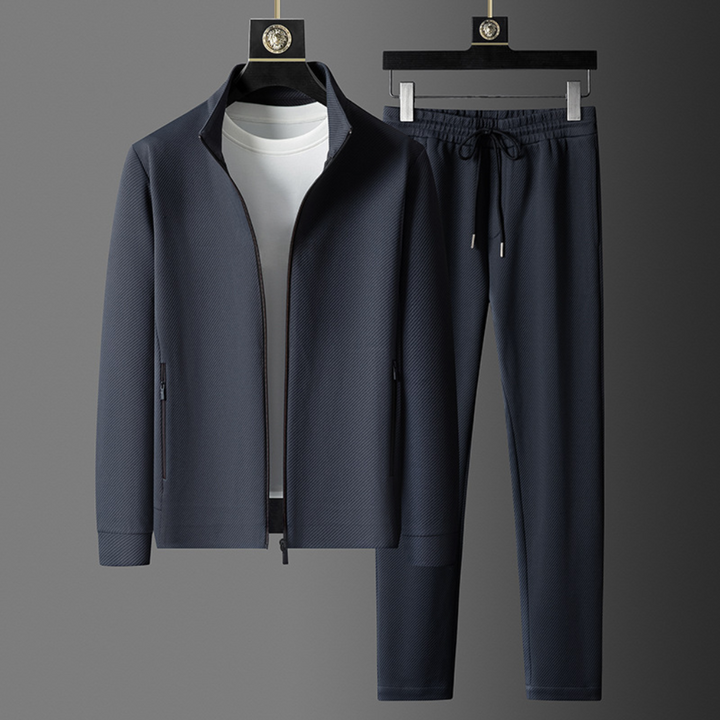 Unisex premium comfort tracksuit for casual everyday wear. Perfect two-piece set for athleisure & lounging.