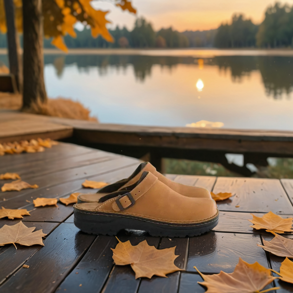Unisex slip-on clogs provide all-day comfort & support, ideal for casual wear, work or everyday use.