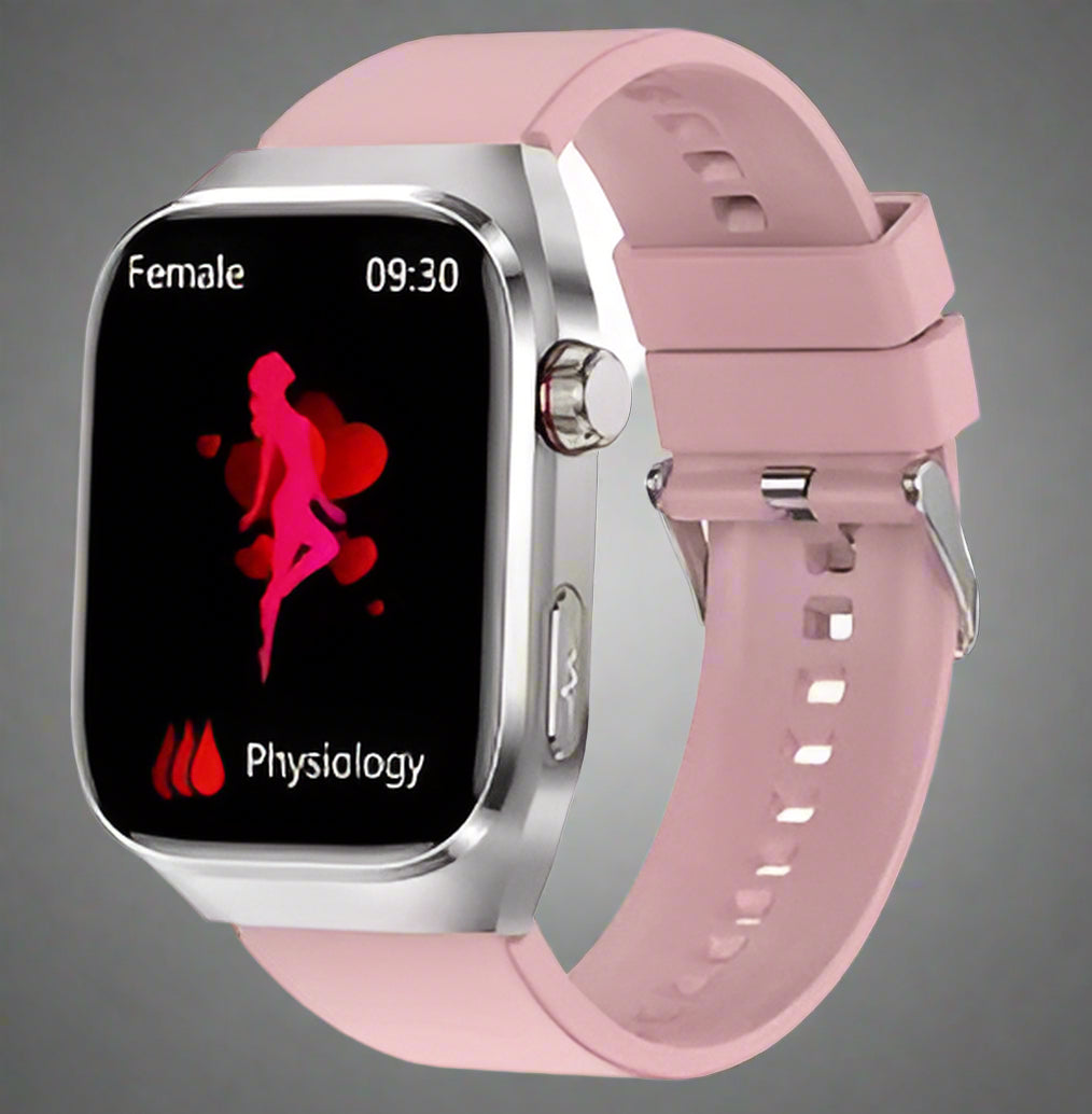 Comfortable & stylish unisex smartwatch with integrated health sensors for daily use.