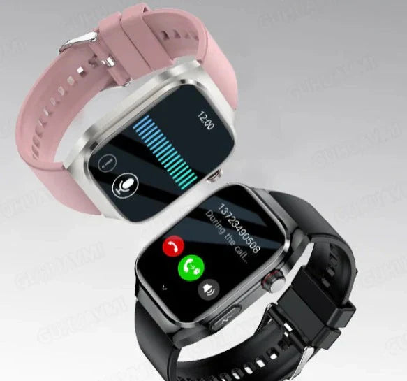 Stay healthy with this unisex smartwatch tracking blood sugar, ECG, and activity data.