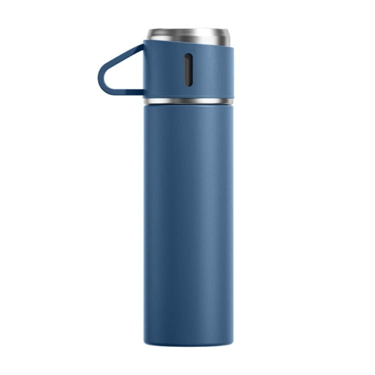Unisex insulated water bottle, stainless steel. Perfect for hot coffee or cold water. Reusable & leakproof.