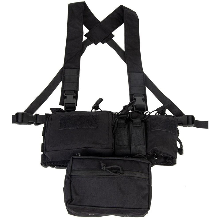 Wolf grey chest rig bag, tactical utility for men & women, perfect for outdoor activities & adventure