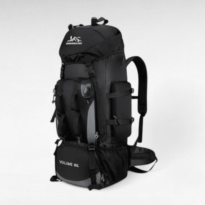 High-capacity 90L waterproof hiking backpack. Ultralight design for comfortable trekking & outdoor gear.