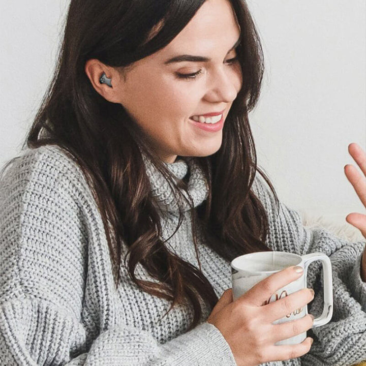 Noise cancelling sleep headphones, ultra-thin & wireless, perfect for meditation, relaxation & restful sleep.