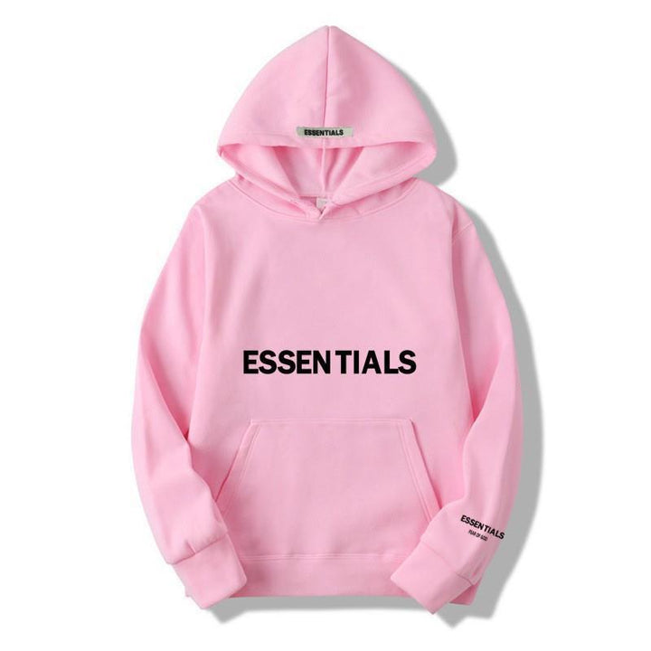 Stylish long sleeve unisex hoodie featuring an eye-catching letter print, perfect for streetwear.