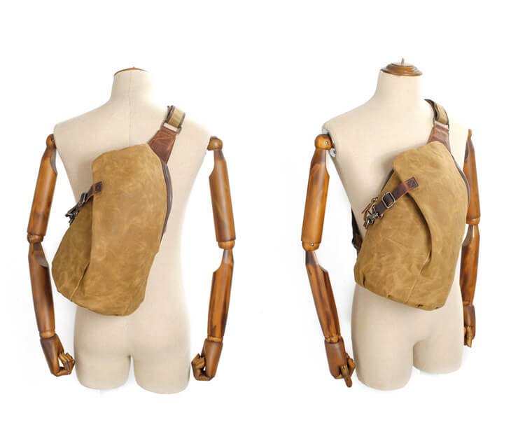 Water-resistant shoulder bag, ideal anti-theft travel bag for peace of mind.