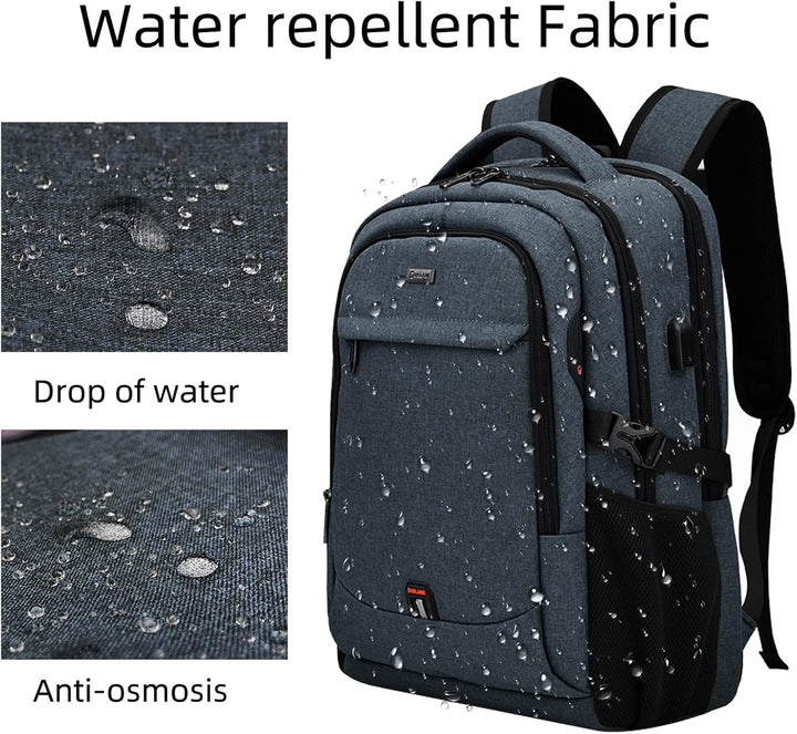 College bag with USB port and multiple compartments for books & laptop.