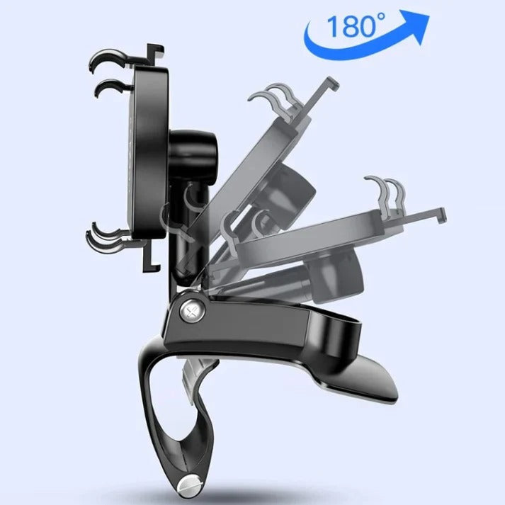 Convenient universal smartphone car mount, 360° adjustable for hands-free calls and navigation.