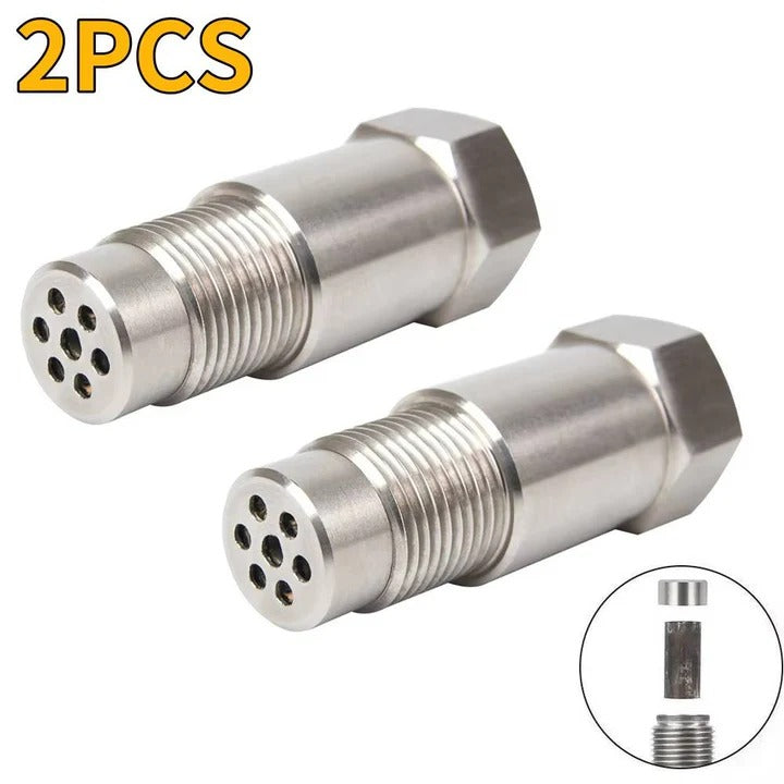Car part: Universal O2 sensor adapter for exhaust system, improves engine performance.