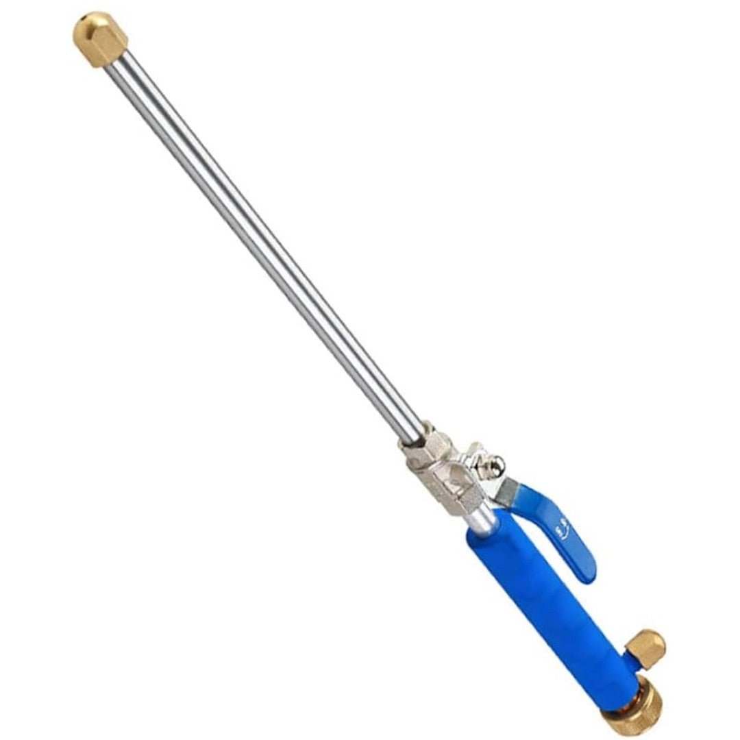 Universal high-pressure garden hose nozzle for effective outdoor cleaning, patio, and car wash.