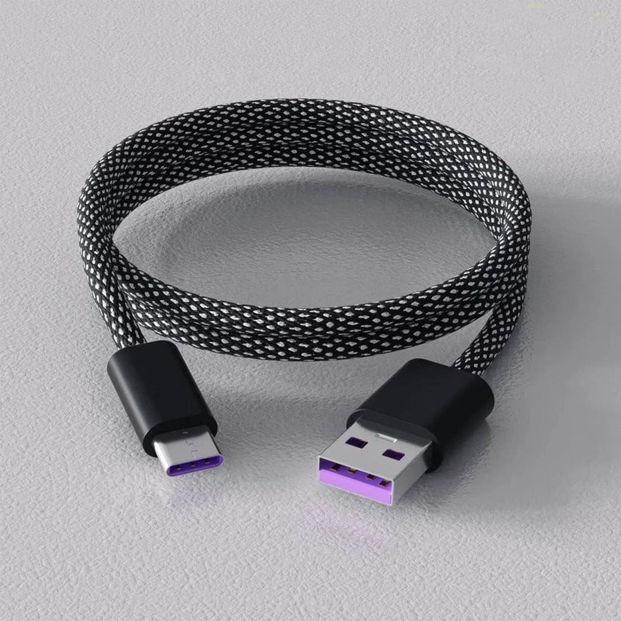 Fast charging magnetic USB-C & Lightning cable, universal compatibility.