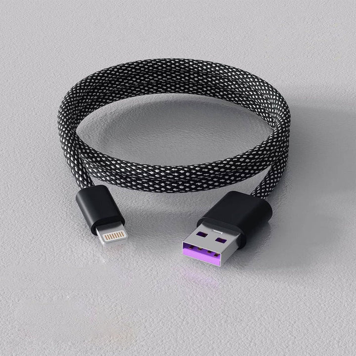Durable anti-tangle magnetic charger cable, ideal for everyday phone use.