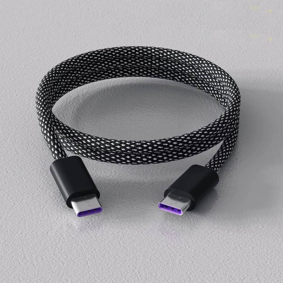 Portable magnetic fast charging cable, perfect tech accessory for travel.