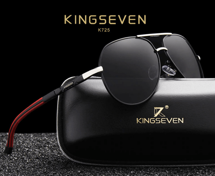 Stylish driving sunglasses for men, vintage design with polarized UV400 lenses for clear vision.