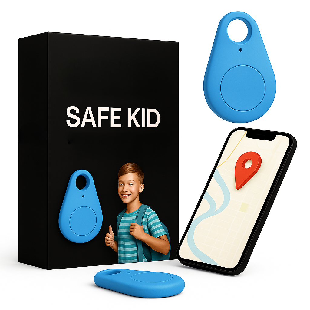 Child anti-loss device, a waterproof GPS tracker with advanced real-time tracking capabilities.