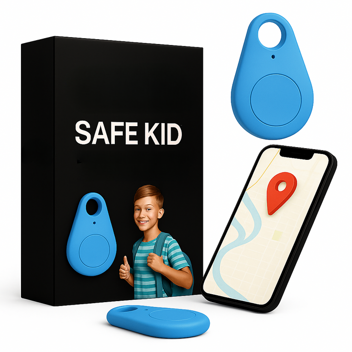 Child anti-loss device, a waterproof GPS tracker with advanced real-time tracking capabilities.