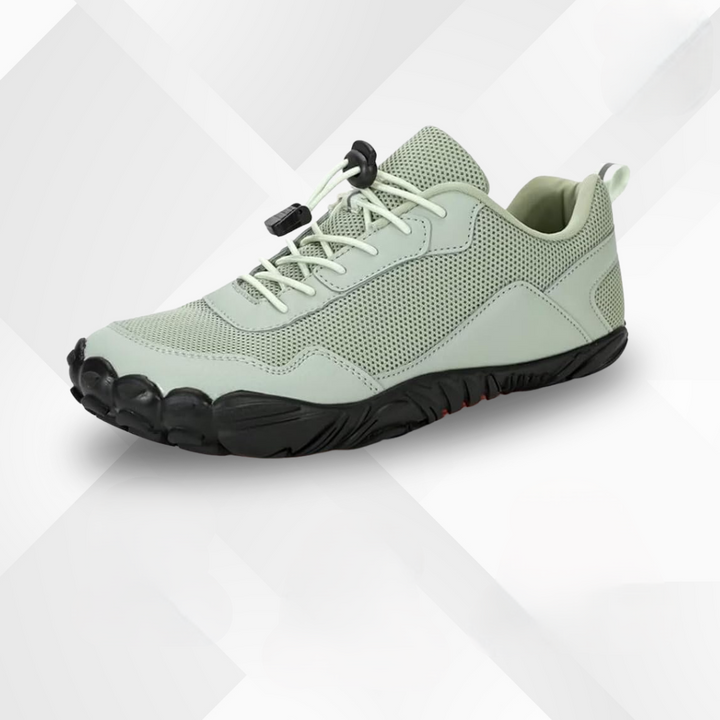 Men's casual waterproof orthopedic barefoot shoes, non-slip for support and active wear.