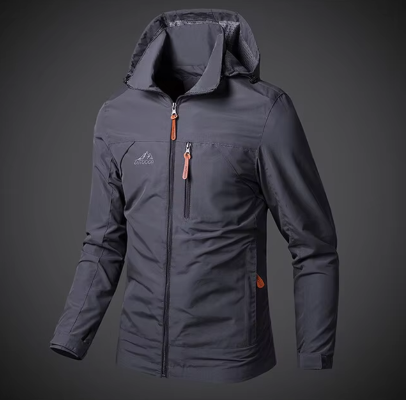 Functional men's fall & winter jacket. Waterproof, windproof, and breathable for ultimate outdoor comfort.