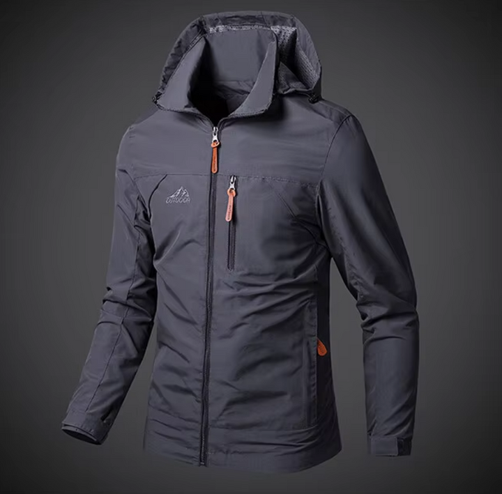Functional men's fall & winter jacket. Waterproof, windproof, and breathable for ultimate outdoor comfort.