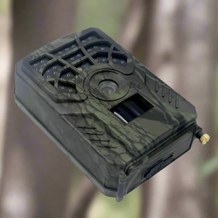 Weatherproof outdoor security camera with advanced night vision & motion detection for backyard monitoring.