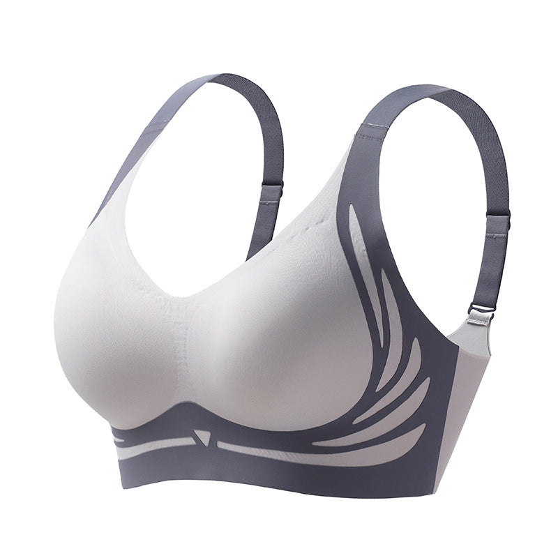 Adjustable women's wireless push-up bra, offering excellent comfort, lift, and support. Padded undergarment.