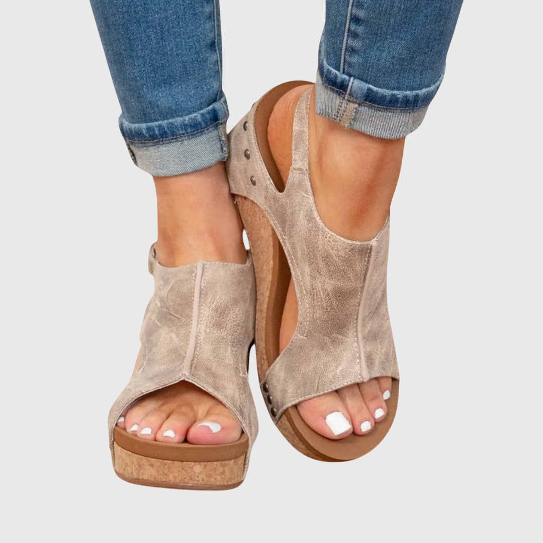 Adela women's comfort sandals, elegant summer shoes providing superior orthopedic arch support.