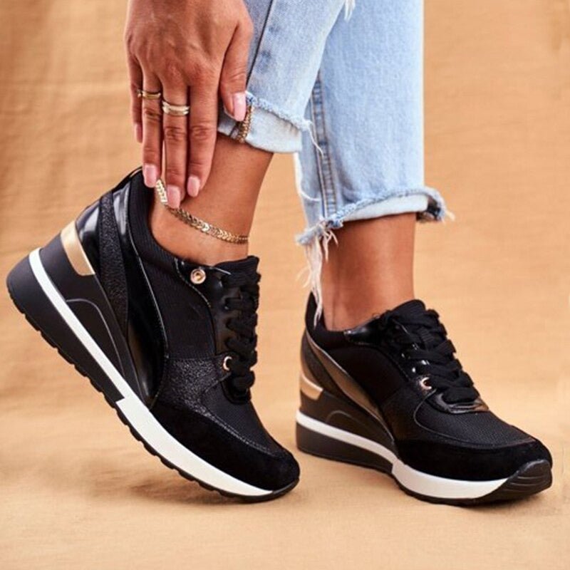 Stylish women's athletic sneakers in 'Aurora' design, perfect for trendy casual or travel outfits.