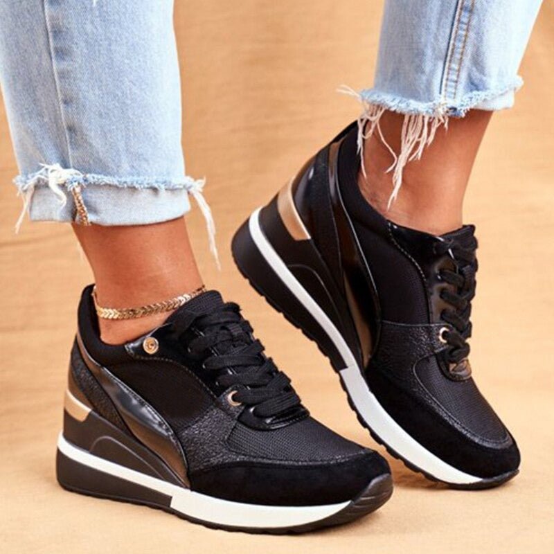 Fashionable 'Aurora' non-slip sneakers for women, designed for comfort & active lifestyles.