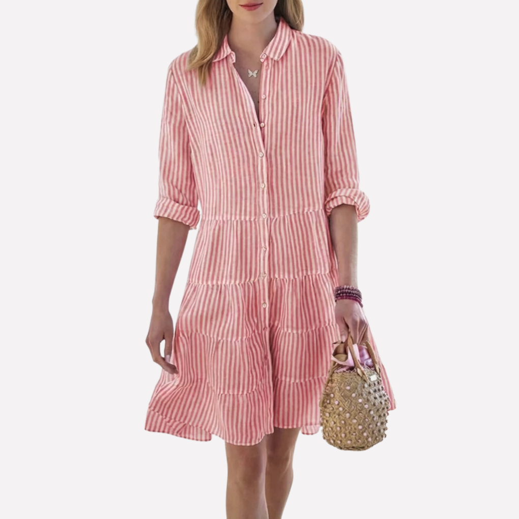 New women's summer dress: effortless chic, breezy, and comfortable sleeveless design for any occasion.