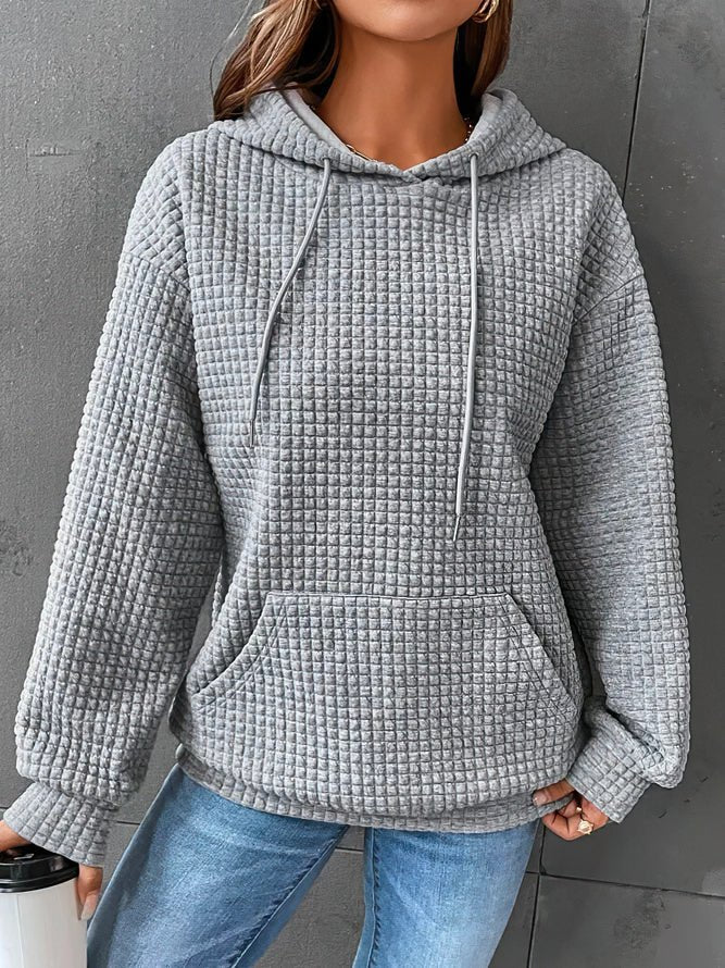 Lightweight women's pullover with a hood, a versatile spring everyday essential