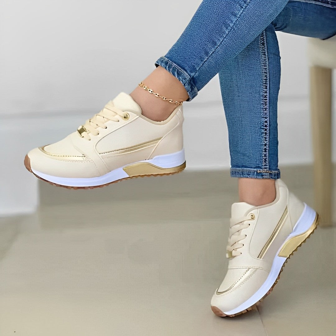 Comfortable women's everyday footwear, showing the breathable upper and durable non-slip outsole