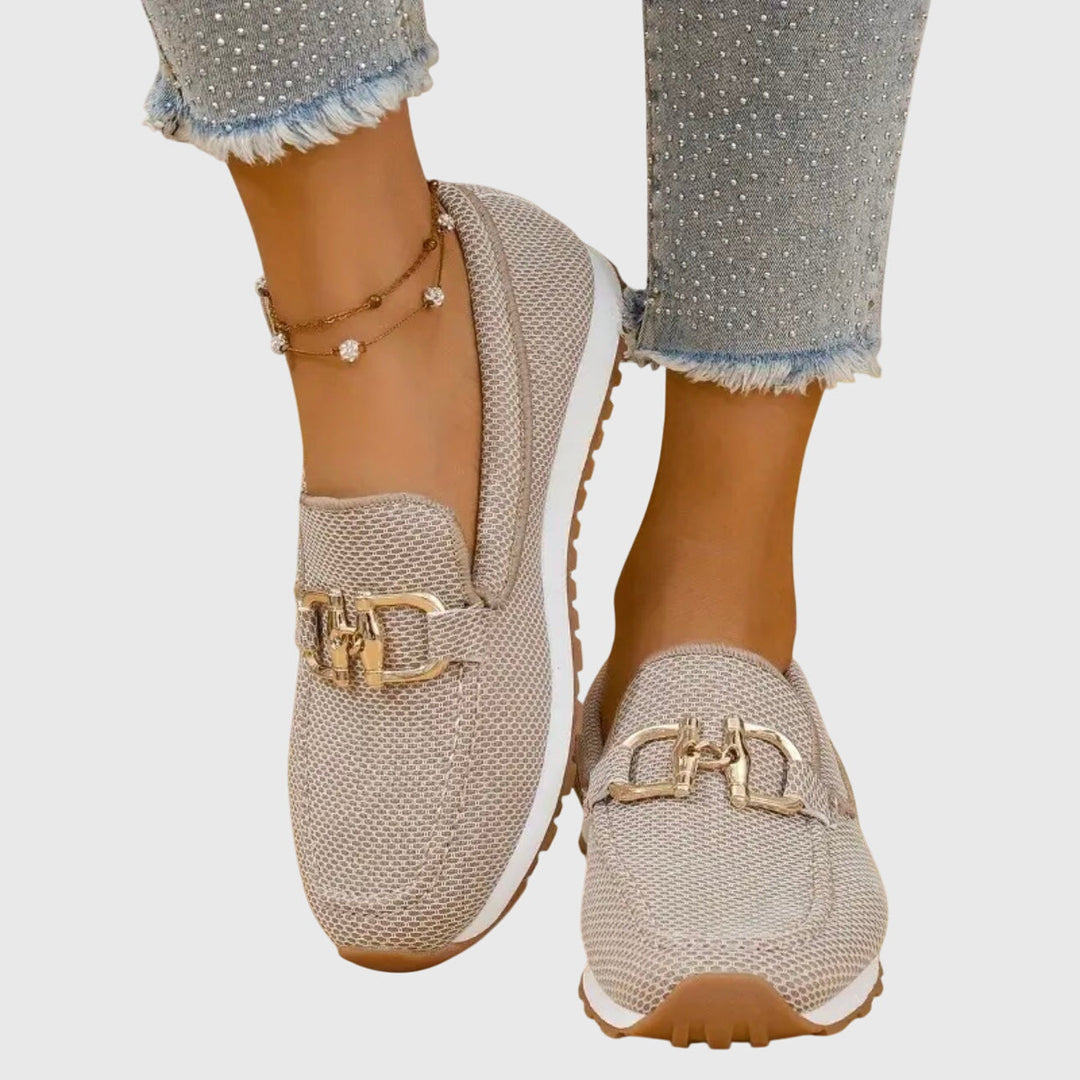 Women's comfortable slip-on loafers with a soft sole, excellent for casual spring days