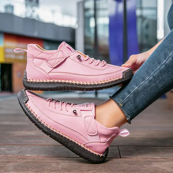 Women's supportive walking sneakers with Cloud-Comfort technology for ultimate foot health.