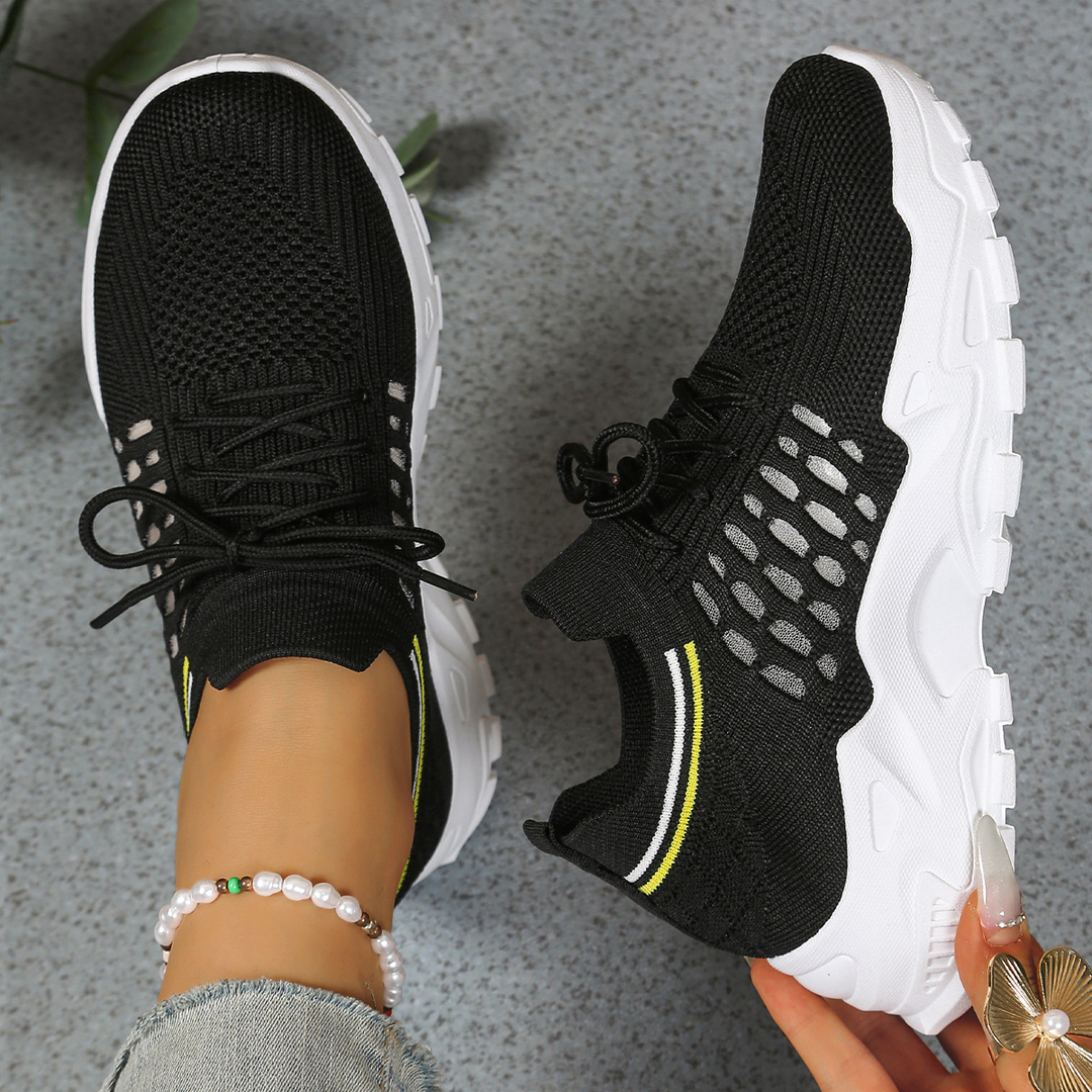 Supportive women's orthopedic sneakers with arch support, designed for pain relief & comfort.