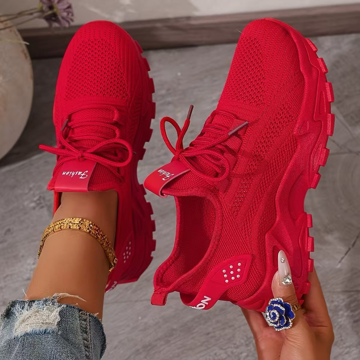 Women's supportive orthopedic walking shoes, featuring arch support & wide toe box for comfort.