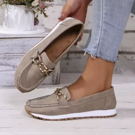 Non-slip women's elegant loafers, providing superior comfort for walking & daily use.