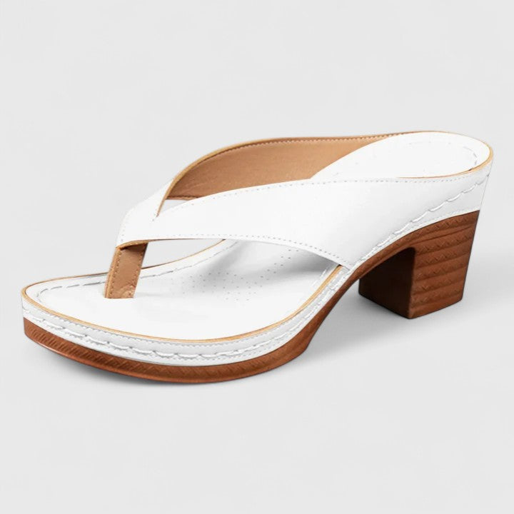 Elegant women's comfort heels, providing orthopedic support & cushioning for stylish all-day wear.