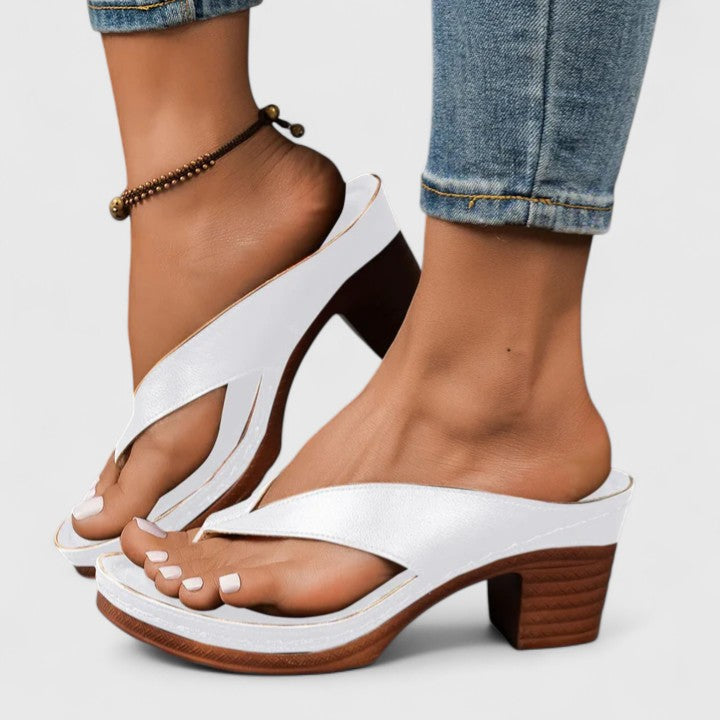 Women's orthopedic heels featuring strong arch support for comfortable, stylish everyday wear.