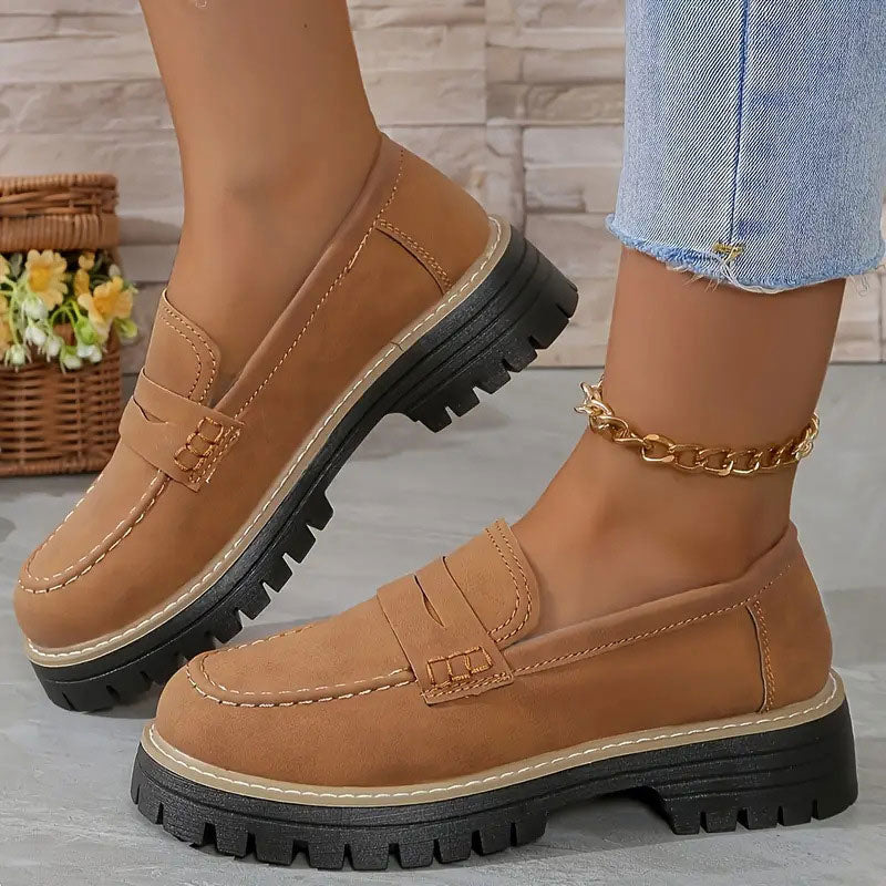 Breathable comfort women's orthopedic loafers with arch support, ideal for casual elegant style.