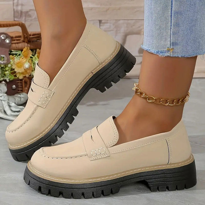 Orthopedic women's loafers providing superior arch & cushioned support for healthy walking.