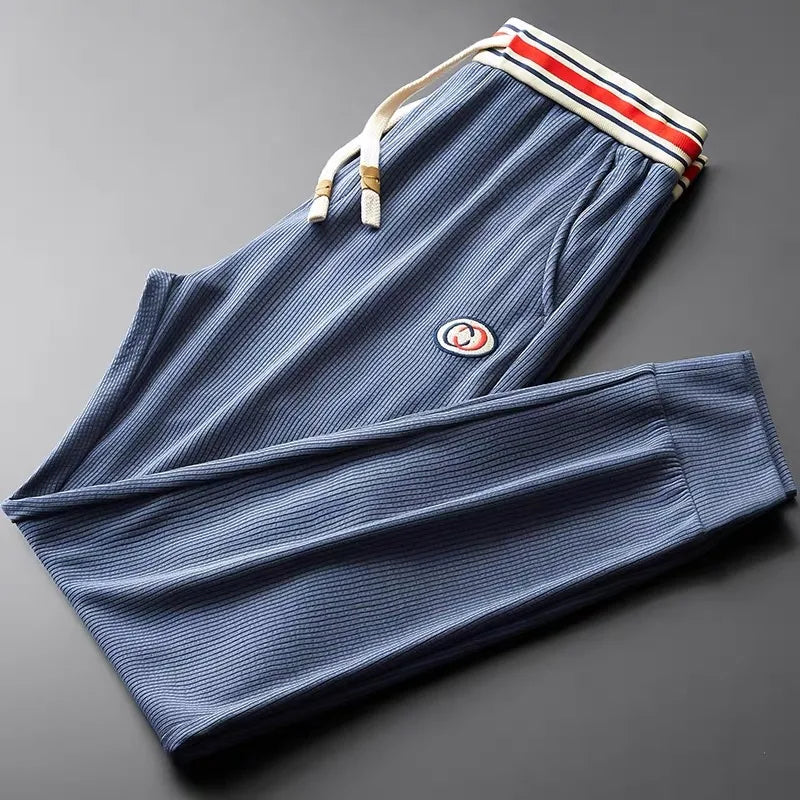 Women's comfortable ribbed athletic joggers for athleisure & lounge. Soft stretch fabric & everyday comfort.