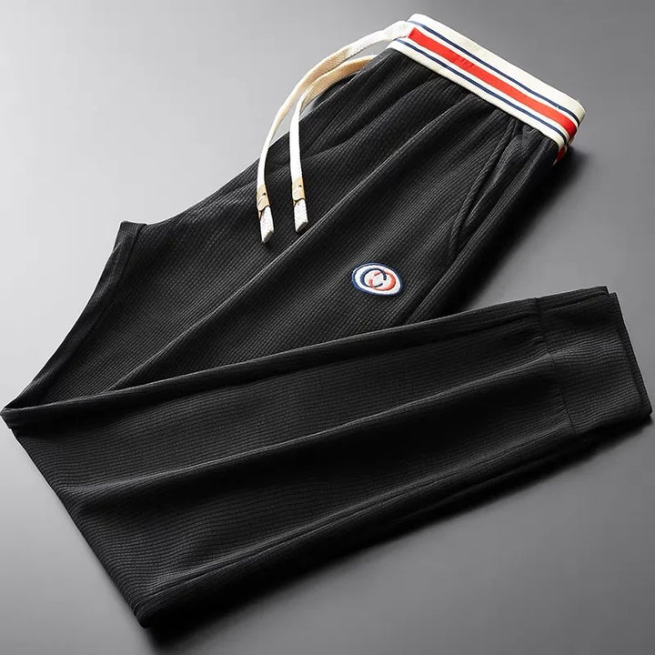 Women's ribbed joggers, offering everyday comfort. Ideal activewear or lounge pants with a casual feel.