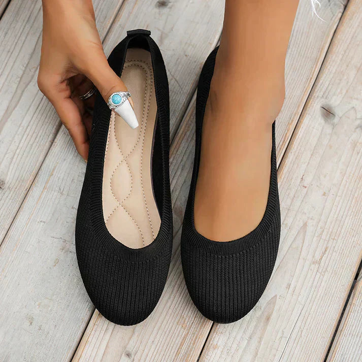 Women's comfortable slip-on ballet flats for all-day style.