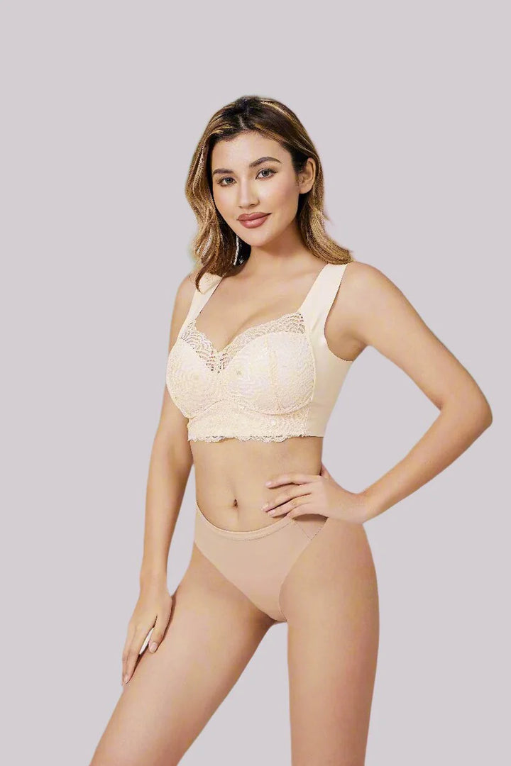 Supportive push-up bra for women, designed for comfort & a fuller silhouette. Ideal seamless wireless everyday lingerie.