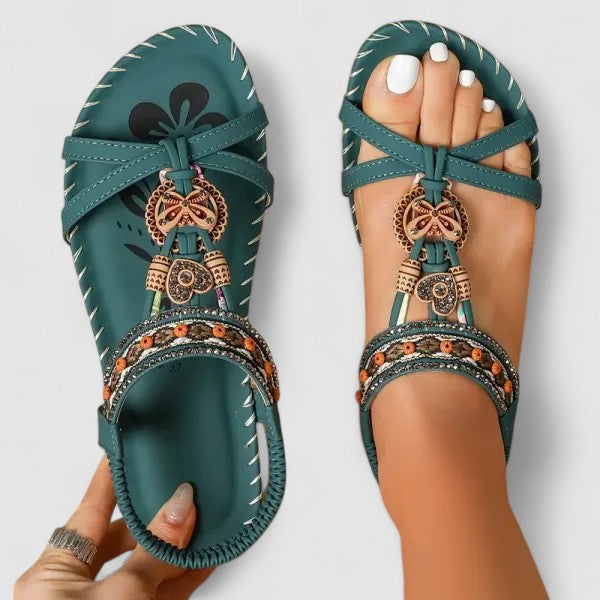 Comfortable women's footwear providing excellent support for walking.