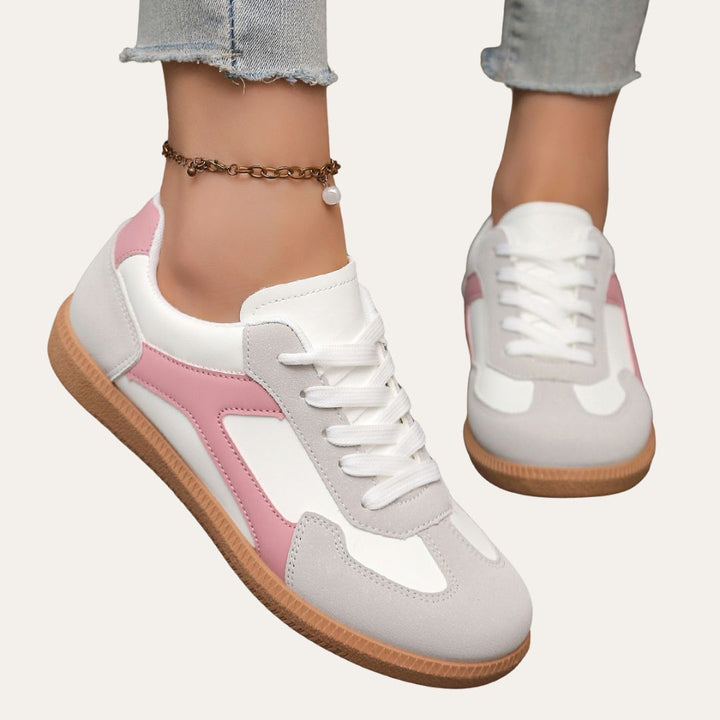 Comfortable women's casual low top sneakers, essential spring footwear for versatile fashion.