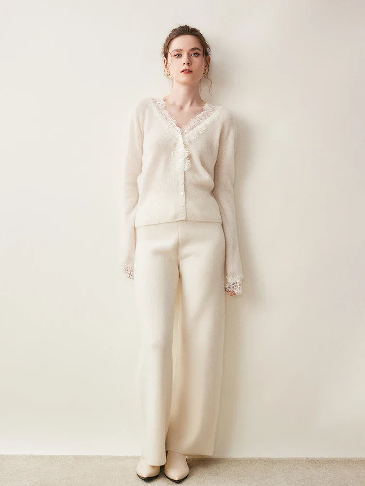 Cortona Cashmere Cardigan in a classic color, an essential soft knit for women's wardrobes.