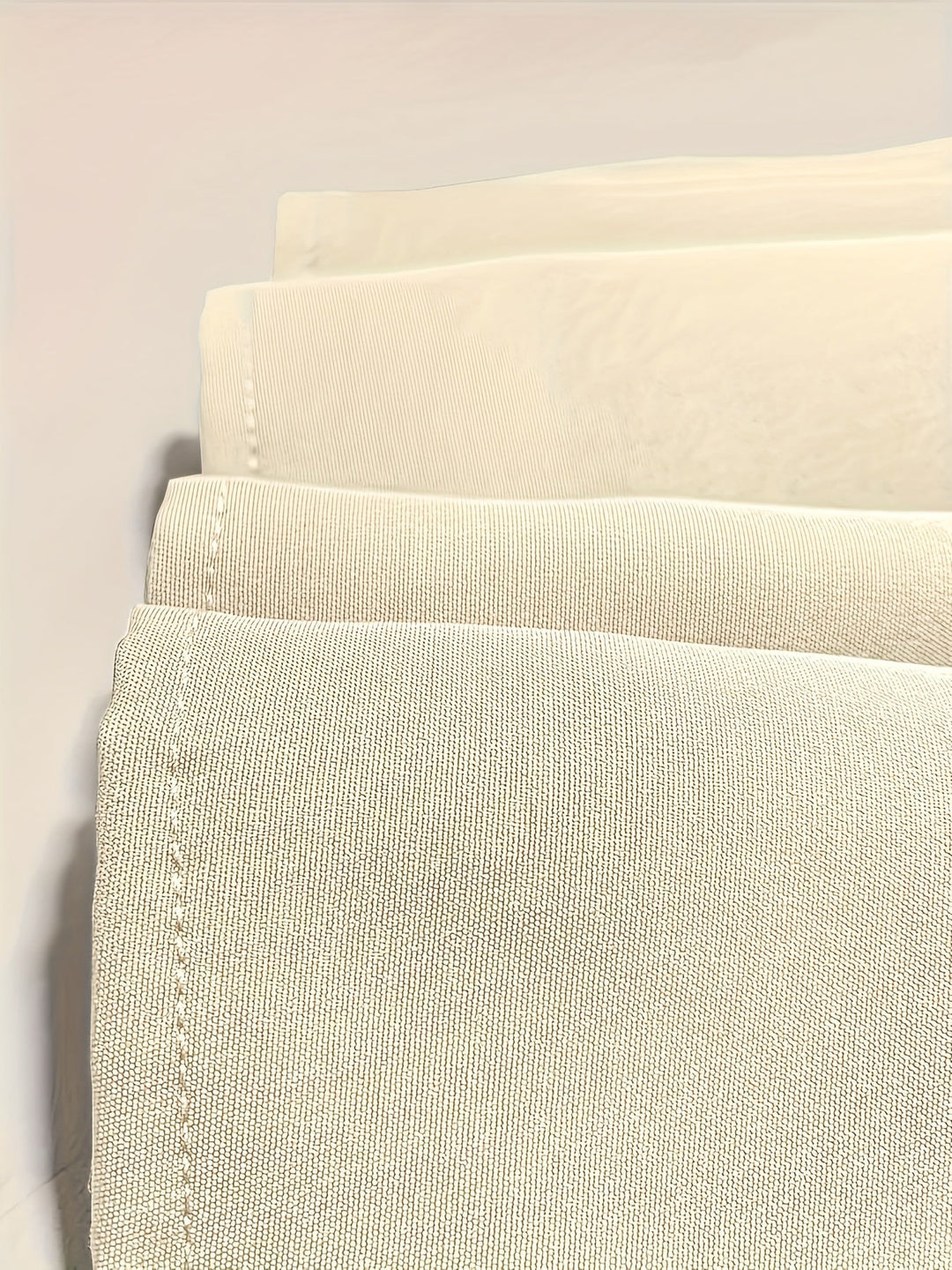 Detail of rounded neck & three-quarter sleeve on women's effortless comfort day dress.