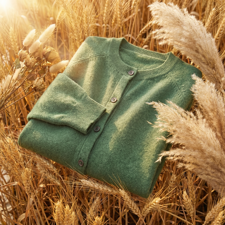 Versatile women's long sleeve knit cardigan sweater. Elegant for formal wear, cozy for casual autumn & winter layering.
