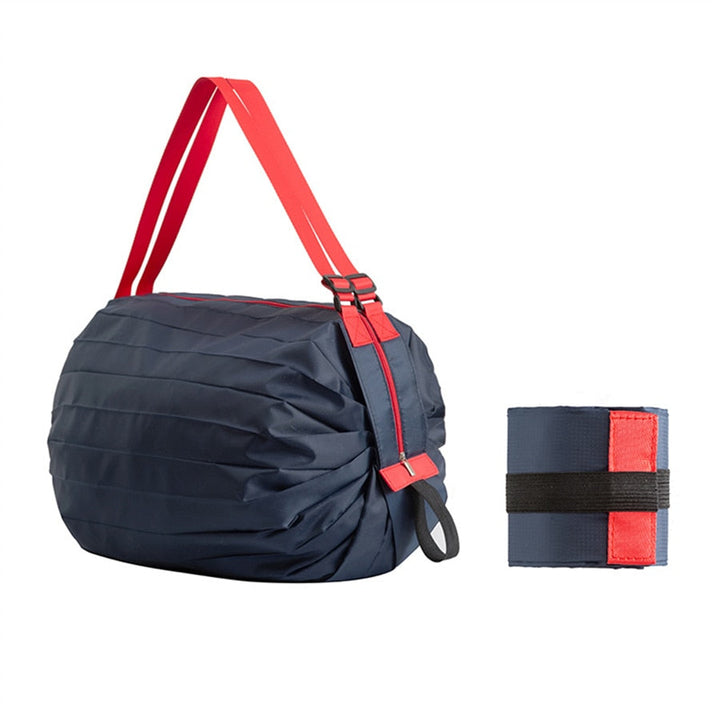 Eco-friendly women's reusable shopping tote, foldable & durable oxford fabric, a sustainable choice for daily needs.